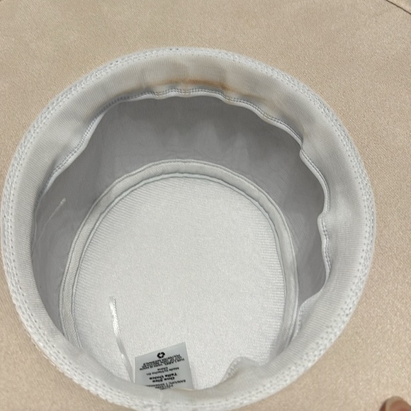 Time and Tru Boater Hat with Braid Cream Suede feel One Size - Picture 7 of 7